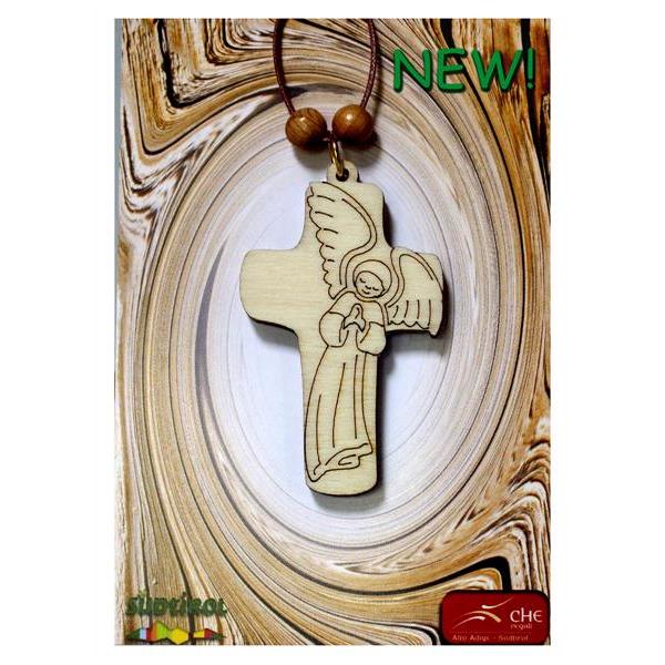 Mini cross with guardian angel packed - -