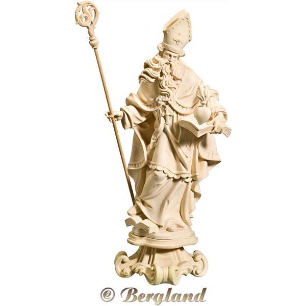 St. Augustin on pedestal - natural