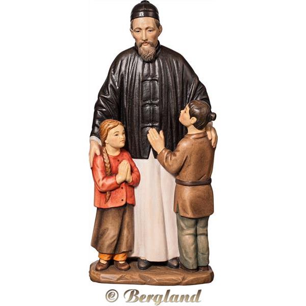 St. Joseph Freinademetz with children - color