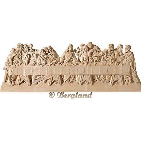 Last Supper relief (without background) - natural Linden
