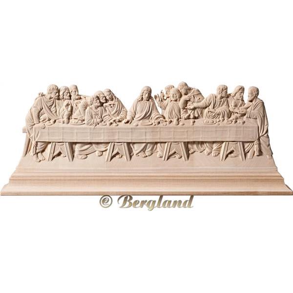 Last Supper relief to stand - natural
