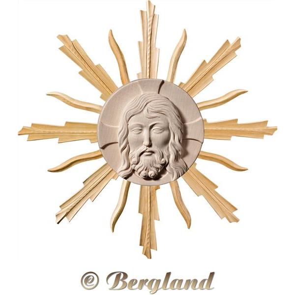 Head of Christ with halo - natural