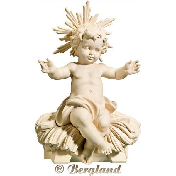 Jesus Child sitting with cradle - natural