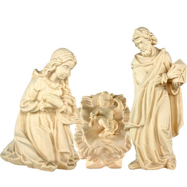 Holy Family 4 pieces without base - natural
